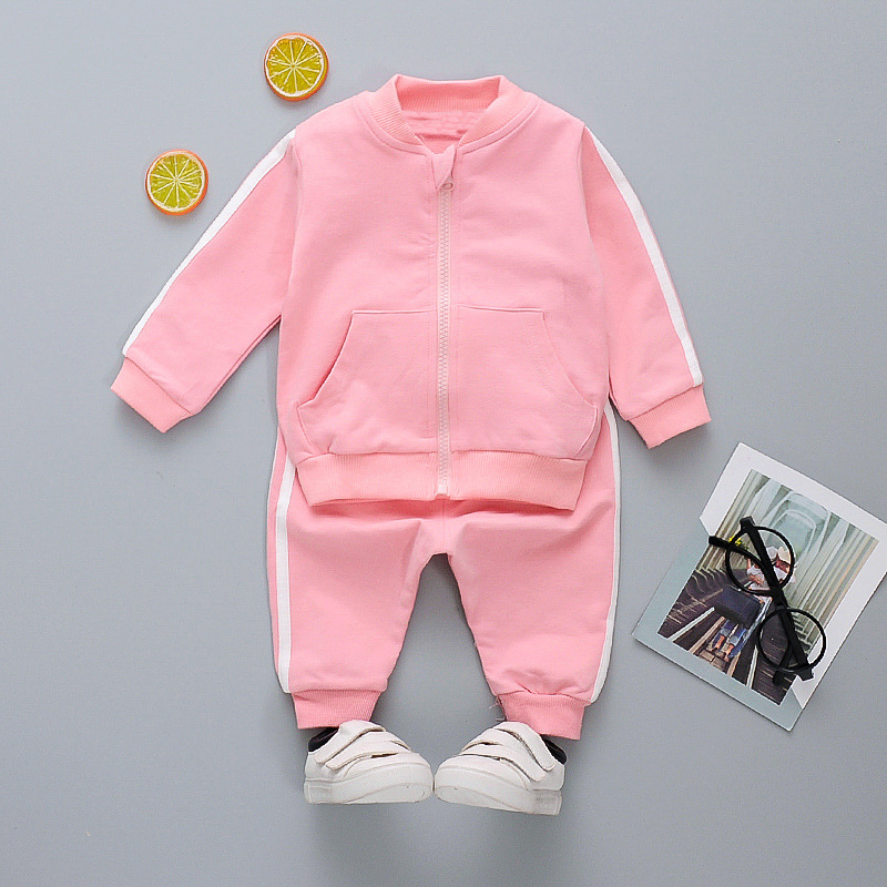 2 Pieces Set Quantity Daily Occasion Casual Solid Color Cotton Boys Clothing Sets
