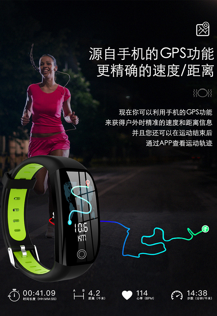 Cross-border bestseller F21 smartwatch Heart rate, Bluetooth smart bracelet, sports bracelet, watch gift factory direct sales undefined