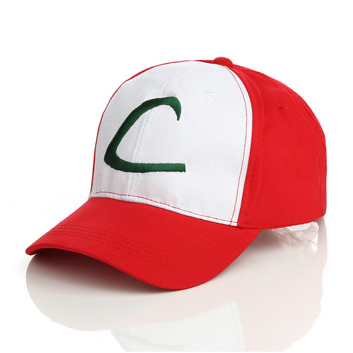 Pokemon Pokémon Pet Monster Embroidered C Hat Pocket Monsters Ash Hat Manufacturer Wholesale