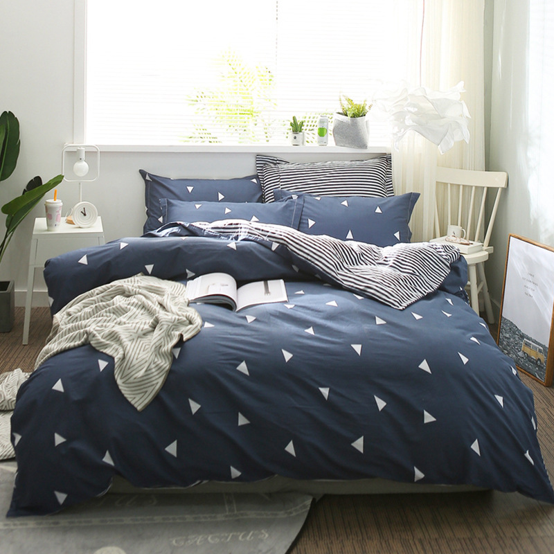 Cotton denim 12868 printing fresh Cotton Quilt cover sheet The bed Supplies Factory wholesale