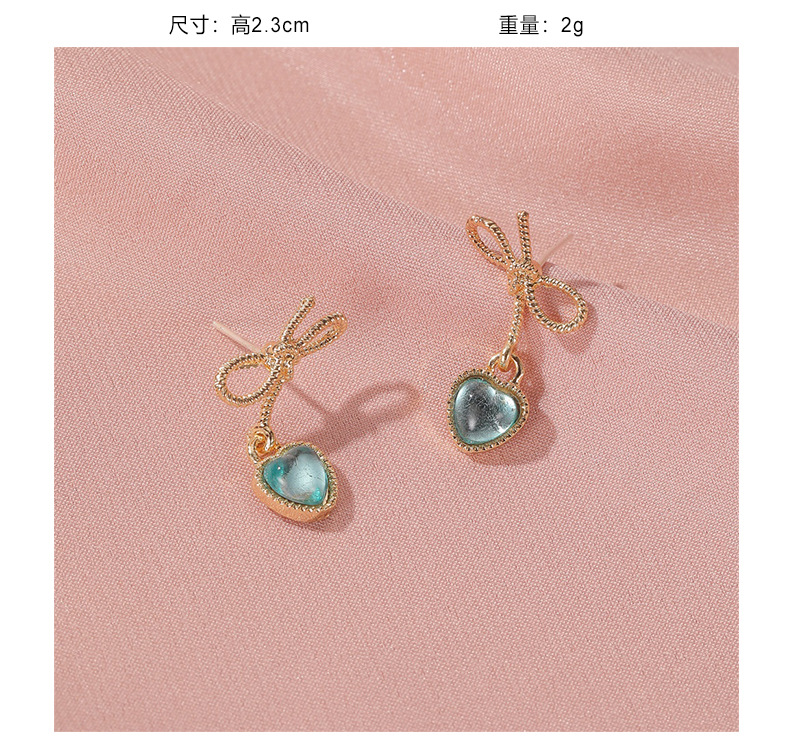 Summer Forest Sweet Flower Earrings Wild Crystal Earrings Earrings Hit Color Earrings Ear Hook Wholesale Nihaojewelry display picture 13