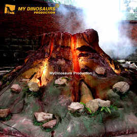龙晨时代-仿真建筑模型摆件 迷你微缩景观公园火山爆发装饰