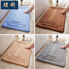 家用海綿浴室吸水地毯地墊臥室書房進門口腳墊子衛生間吸水地墊