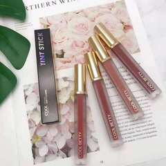 Charming Beauty: Lightweight Luxury Air Velvet Lip Glaze – Matte, Dull Finish in Rich Reddish-Brown, Terracotta Brown, and Cinnamon Shades—Four Colors to Choose From