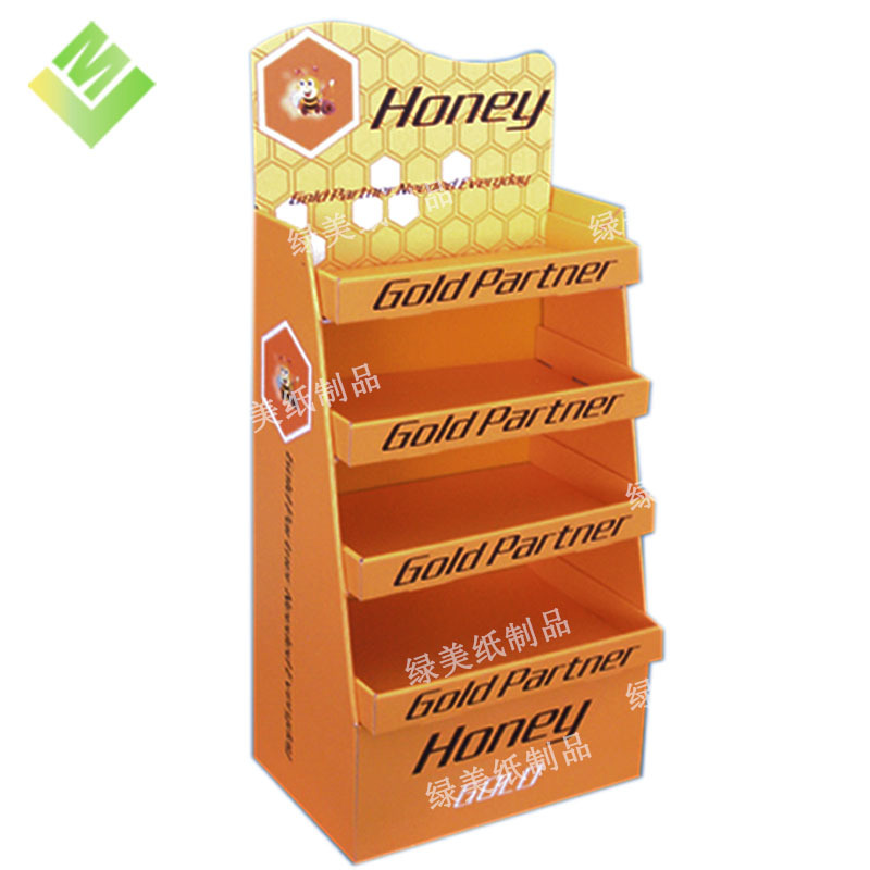 【源头厂家定制】可拆装折叠瓦楞纸货架超市落地式纸展示架