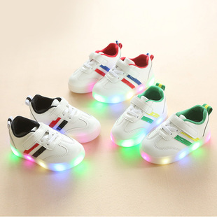 2024�����¿ͯ����Ь��ͯLED�\��С��ЬŮͯ�߲��W��ƽ��Ь