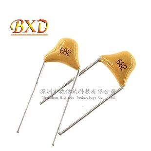 ��ʯ���682M 6.8NF 6800PF 50V682 20% �_��5.08mm CT4��ʯ���