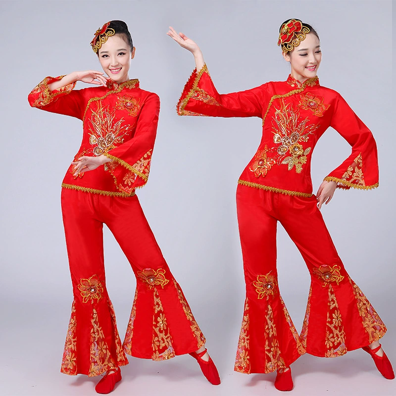Новый китайский стиль Yangge костюм женский костюм