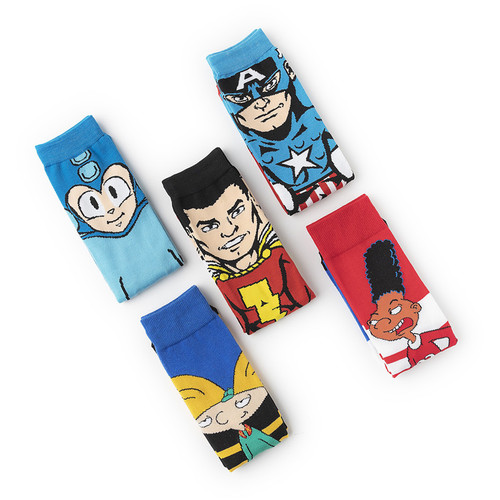 Wholesale men's sports fashion socks European and American creative mid-calf socks women's cotton manufacturers cross-border cartoon socks new personalized cotton socks