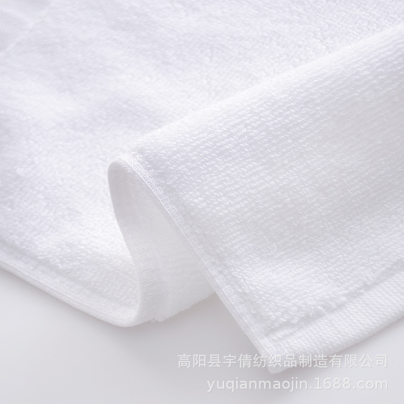 压缩白方巾