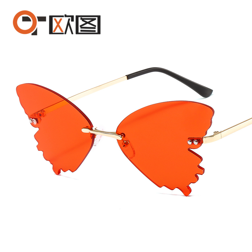 2022 new ladies trendy modern fashion sunglasses 960 European and American butterfly personality cross-border sunglasses