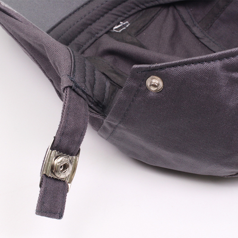 Neuer Spleiß-Baskenmütze für Herren aus Baumwolle im Freien, Sonnenschutz, Entenschnabel, Maler, lässiger Vorwärtshut-Trend_voghion.com