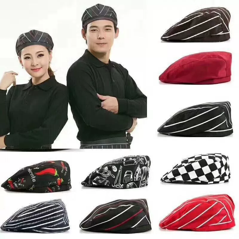 Фабрика оптом шляпа шеф-повара отеля официант дышащий Берет крышка Рабочая крышка вышитый логотип