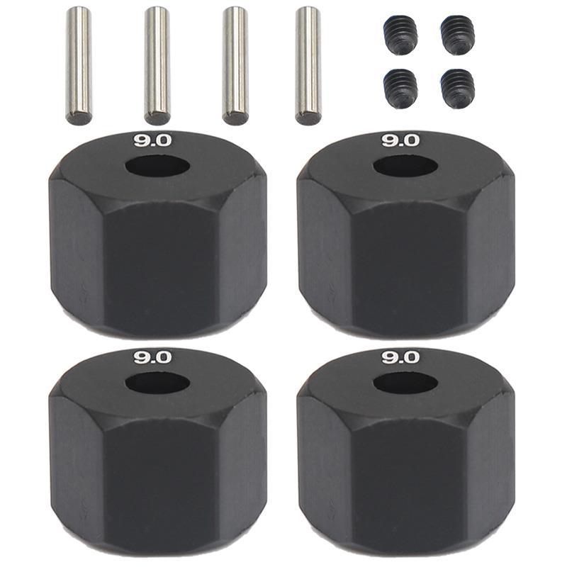 Adattatori Mozzo Esagonali In Ottone Dorato Per RC – Scala 1/8 1/10 1/12 – Universali