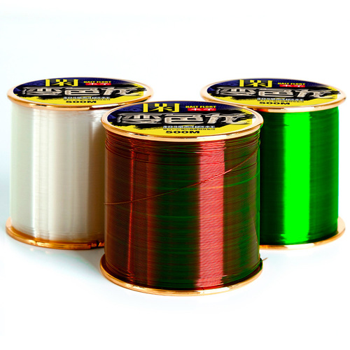 Muzi 500 meters color-changing nylon line main line sub-line fishing line fishing gear invisible super tensile sea pole throwing lure