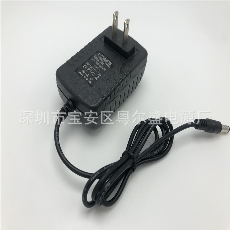 European and American Standard 5V2A Power Adapter Router Fiber Optic Modem Adsl Charger Plug Transformer Dc