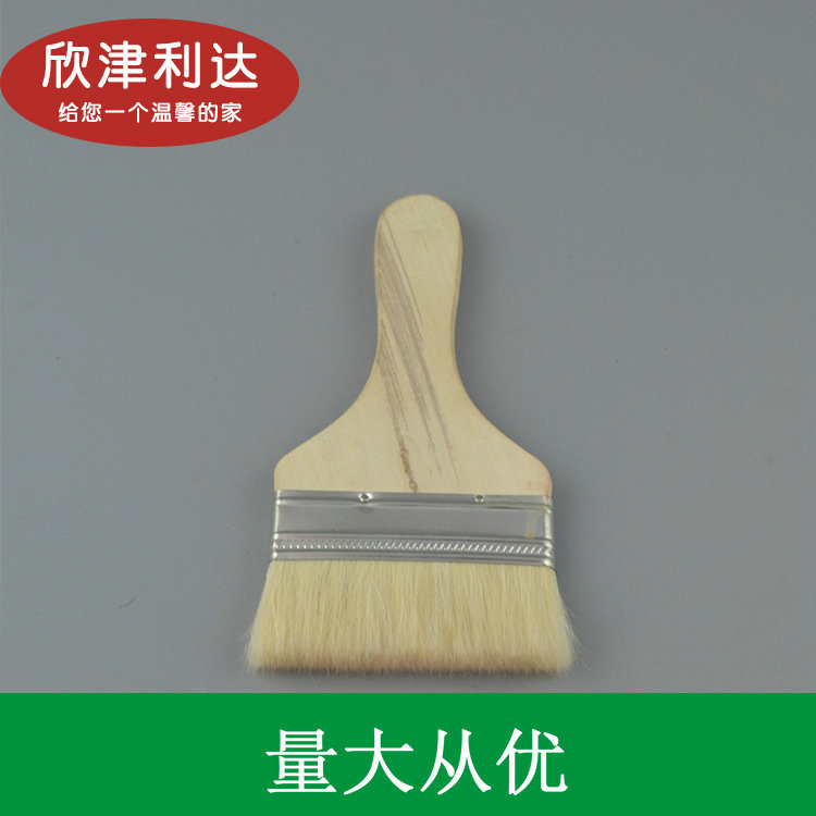 【厂家供应】批发木柄油漆刷  品牌羊毛刷 油漆涂料工具刷