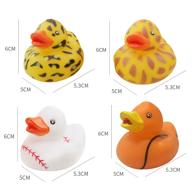 Yellow toy play in water plastic, duck