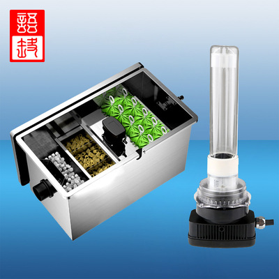Stainless steel Yuchi filter Scenery Koi Pond loop filter equipment fish tank purify Biochemical filter system
