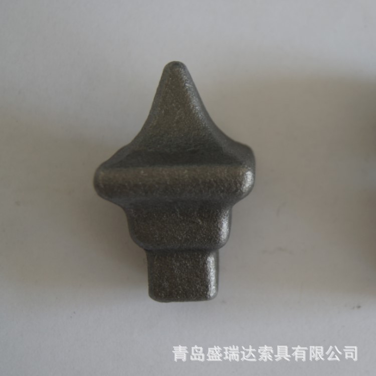 栏杆护栏铁艺装饰配件矛头加工定制防爬防盗尖枪尖锻打实心工厂