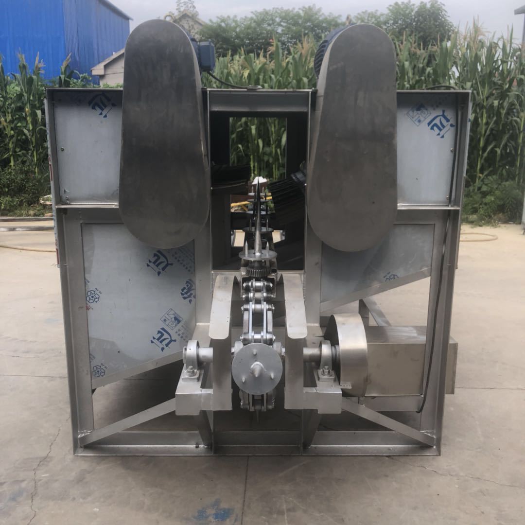 现货供应猪头打毛机 打毛率高 连续猪头打毛 全自动猪头打毛机