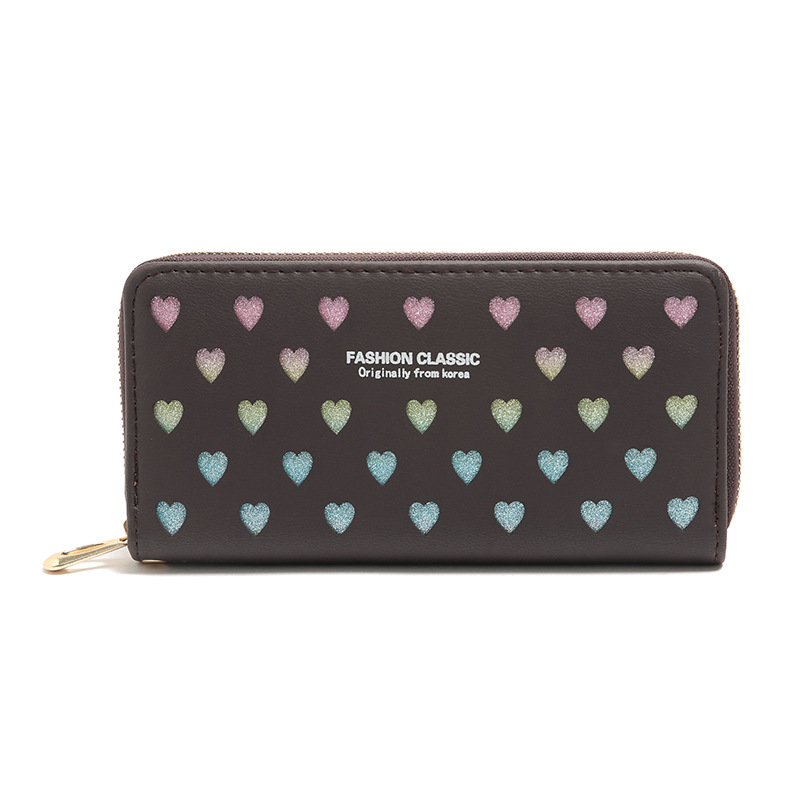 Korean Letter Hollow Heart Wallet display picture 16