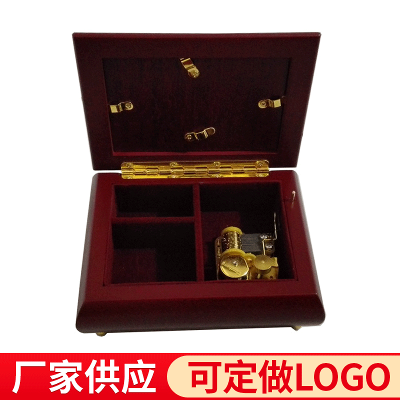 Manufactor Supplying European style Glass Jewelry box Jewelry Box Customized Ring Bracelet Jewelry Wooden box wholesale goods in stock