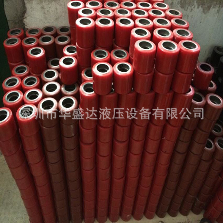 叉车轮鸿福牛力奥津搬运车配件手动轮子聚氨脂脚轮地牛载重轮