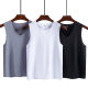 Men's seamless Ice Silk vest summer youth slim fit sports fitness breathable quick-drying sleeveless bottoming factory wholesale