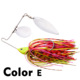 Metal Spinner Baits Spinner Jig Fresh Water Bass Trout Pike Swimbait Tackle Gear