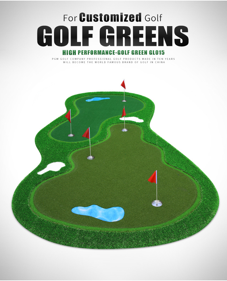 Máy tập đánh golf trong nhà PGM tốc độ bóng đôi 2×4 m thực hành chuyên nghiệp — GL015 phiên bản chuyên nghiệp nhiều nhịp Xanh tốc độ 2*4 mét, G015 phiên bản chuyên nghiệp nhiều quả Bóng tốc độ xanh 2*4 m putt bóng hộp nhỏ 1 hộp chi tiết 5