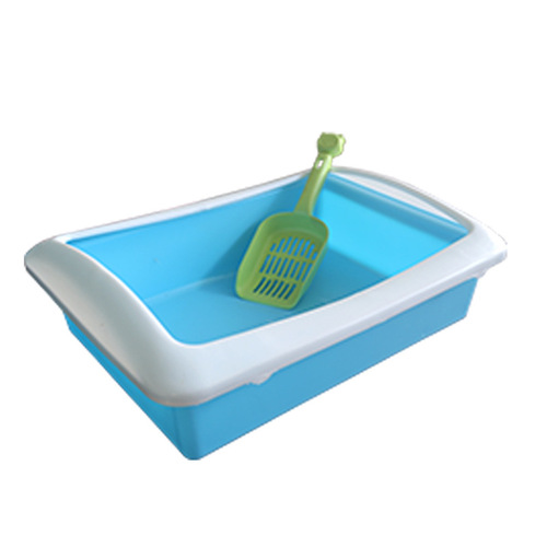 Cat litter box, anti-splash, fully semi-enclosed, large cat toilet, cat litter box, free cat litter shovel, small cat supplies