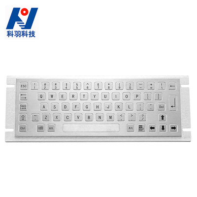 direct deal Embedded system 64 Flat key All metal keyboard Industry keyboard Supports custom