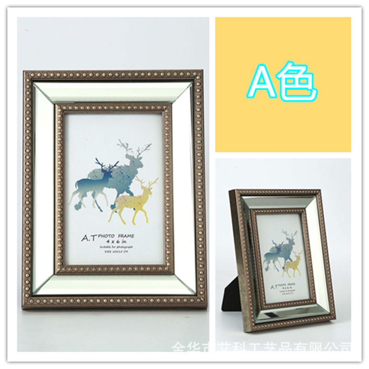 PS Foam Sticker mirror strip Edge Grinding photo frame Picture frame Wall mirror strip photo frame