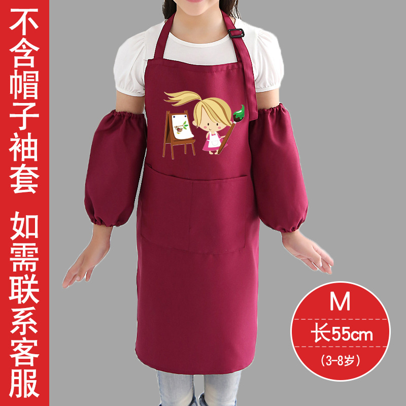 Delantal para niños ropa de pintura de logotipo personalizado niños personalizados anti-incrustante jardín de infantes pintura de arte delantal Impresión de impresión imagen