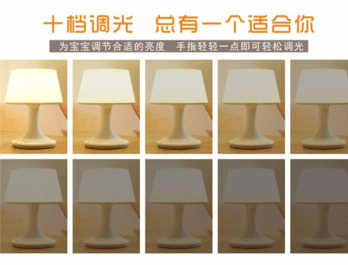 LED Remote Control Charging Night Light Baby Bedroom Breastfeeding Dimmable Timer Bedside Power Outage Lamp Postpartum Eye Protection Table Lamp 