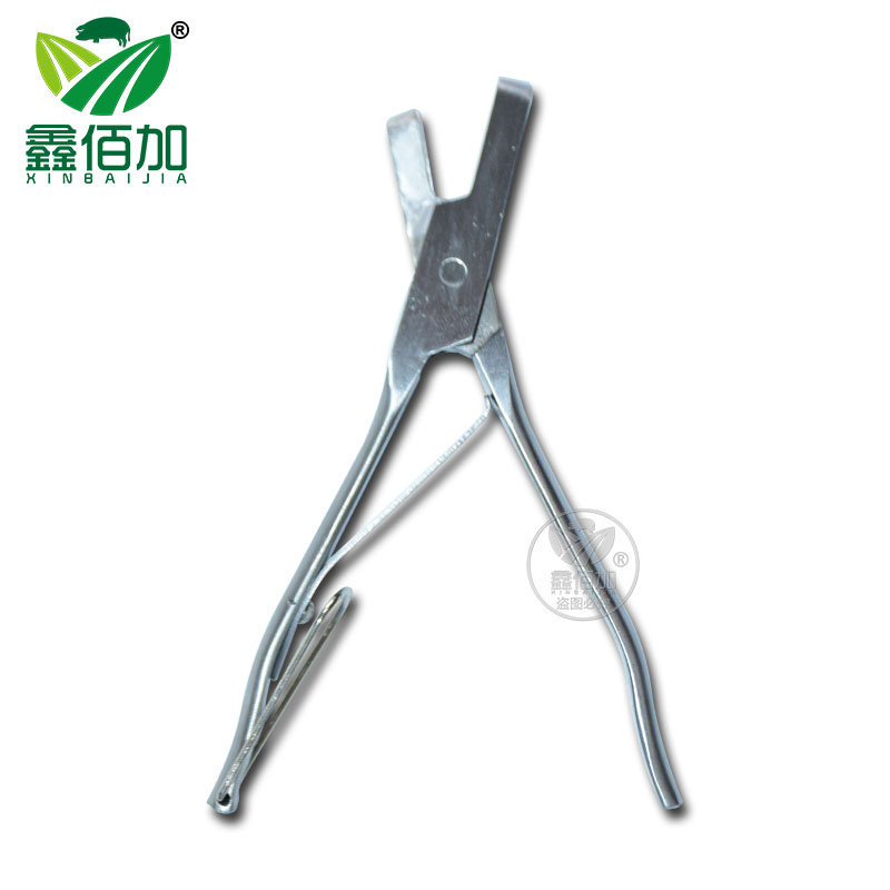 豬用不鏽鋼耳缺鉗 豬用標記剪耳鉗 U型V型耳缺記號鉗 豬用耳孔鉗