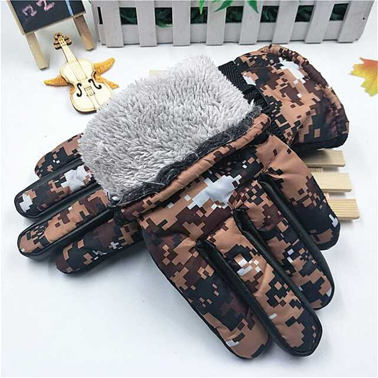 winter keep warm camouflage thickening Plush non-slip Windbreak Cold proof skiing Electric vehicle Riding Night market Stall