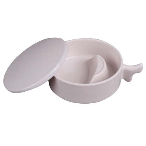 Wholesale multi-functional ink pool imitation porcelain with cover 4-inch inkstone anti-fall calligraphy round ink cartridge licking pen stand with pen holder ink butterfly