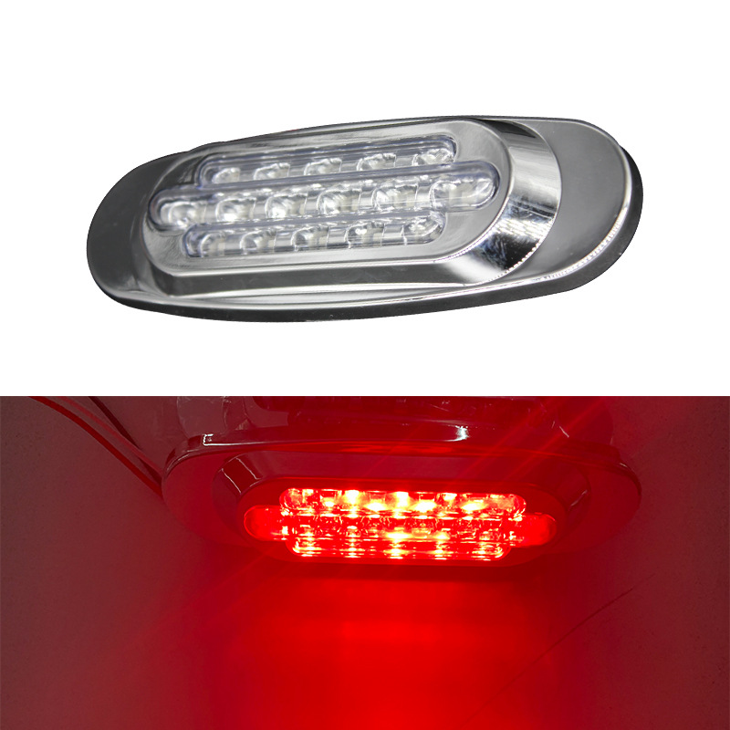 6 pulgadas oval 16led 12V camión lado luz esquina lámpara colgante Luz