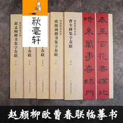 Wholesale Yan Zhenqing Liu Gongquan Ou Yangxun Collection Calligraphy Spring Festival Couplets and Couplets Brush Calligraphy Manuscript Copying and Practice Tutorial