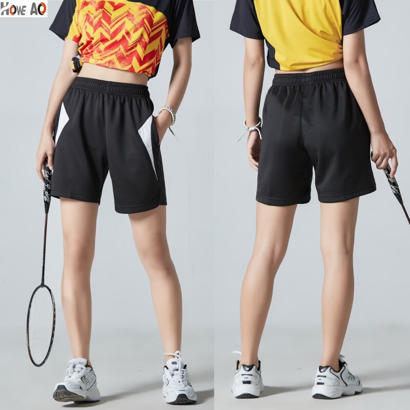 Four seasons quick-drying sports pants men and women solid color tennis badminton table tennis running training fitness shorts wholesale Four seasons quick-drying sports pants men and women solid color tennis badminton table tennis running training fitness shorts wholesale