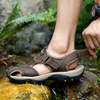 Summer sports sandals, breathable leather beach footwear for leisure, 2023, plus size, wholesale