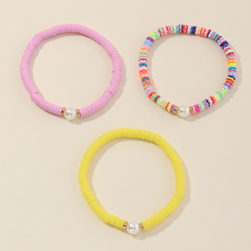 New Fashion Handmade Beaded All-match Color Soft Ceramic Bracelet For Women display picture 10