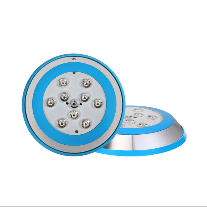 Luz de cambio de color de la piscina luz LED20W12V de acero inoxidable ALE-18SN montada en la pared de la piscina luz subacuática