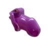 Short, pink-purple
