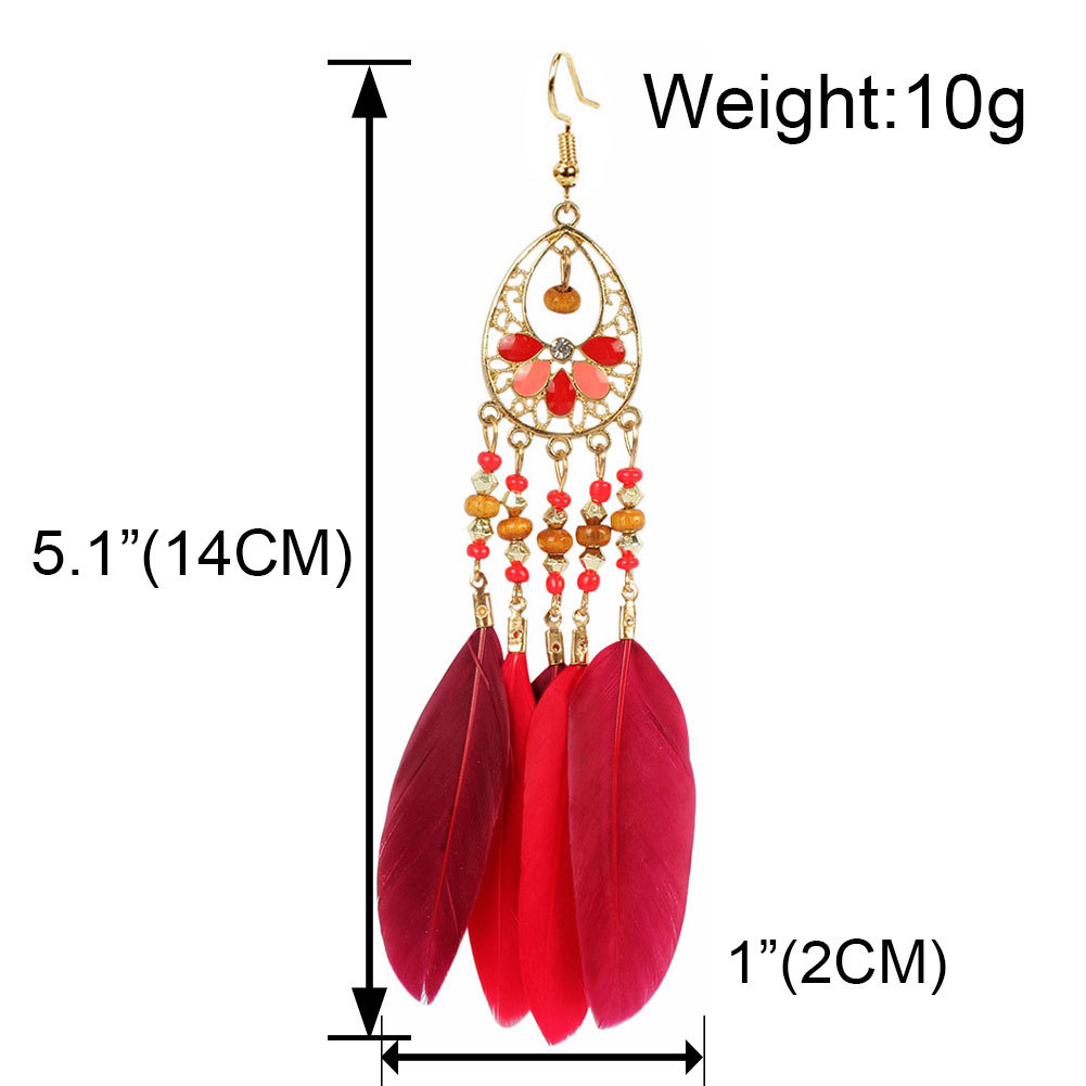 Fashion Tassel Earrings Exaggerated Geometric Alloy Geometric Drop Earrings Wholesale Nihaojewelry display picture 1