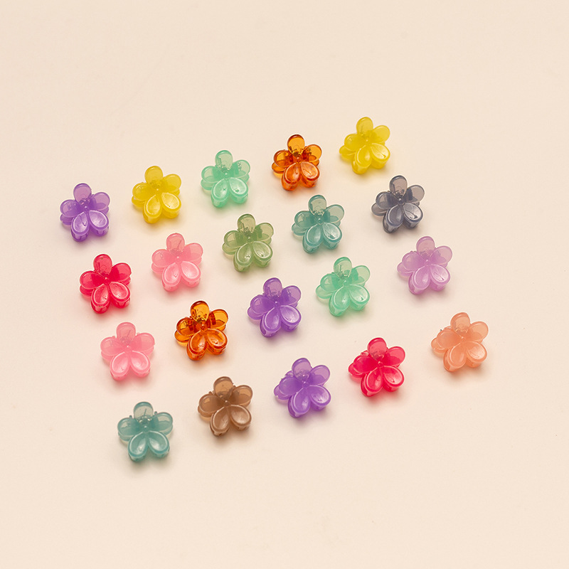 Simple Hairpin Fashion Candy Color Girl Clip Color Flower Braided Hair Clip Wholesale display picture 10