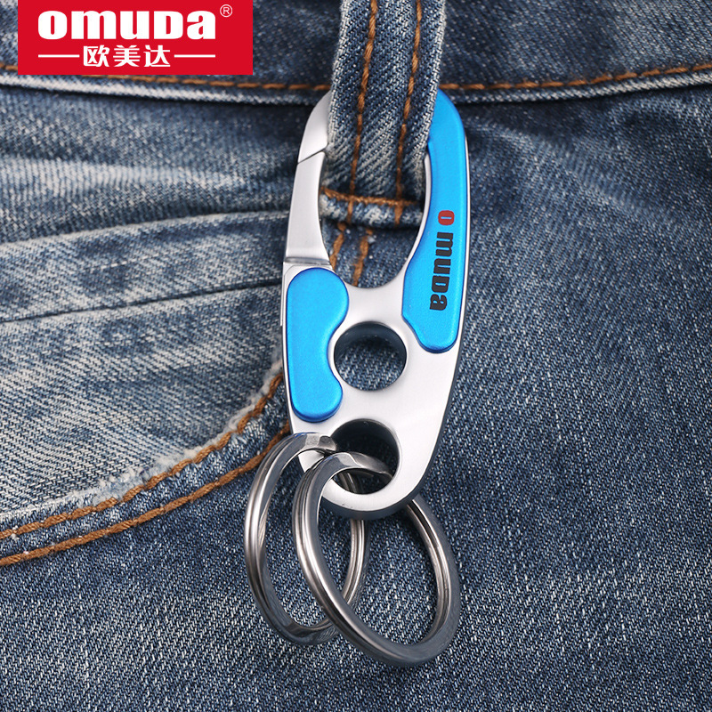 Creative keychain for men and women stainless steel