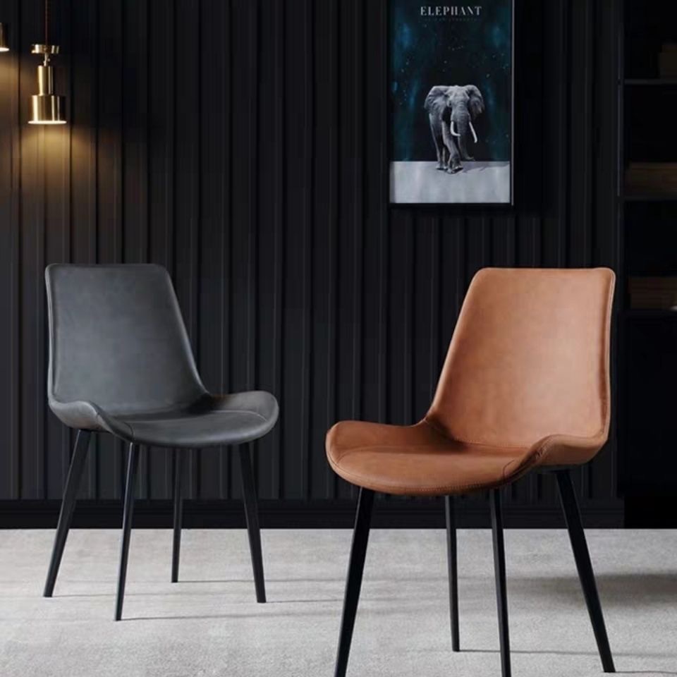 Light luxury household chair chair negotiation chair simple fashion dessert shop Iron eating chair dining chair home